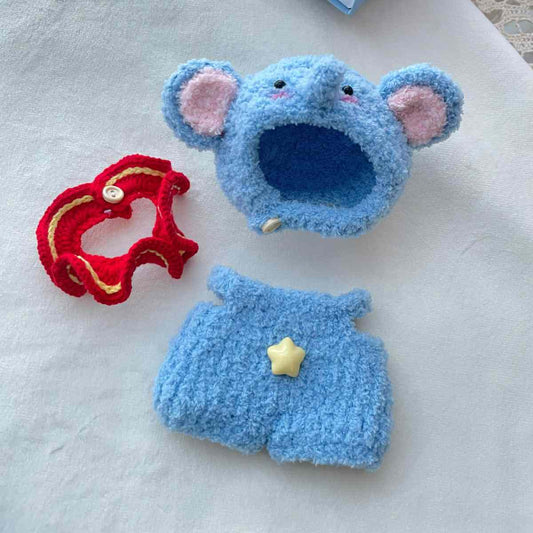 Dollova Handmade Doll Clothes elephant Outfit